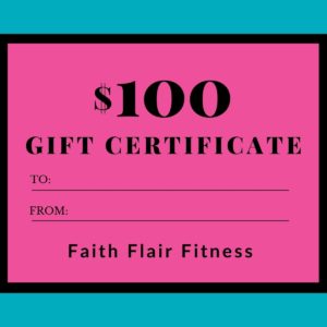 Pic of $100 Gift Certificate